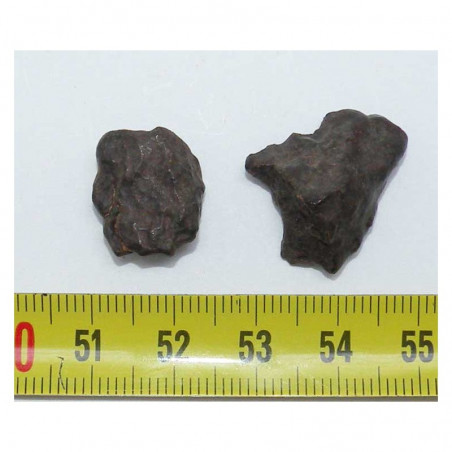 2 Meteorites NWA 4528 ( chondrite - 6.75 grammes -004 )