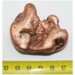 pepite de cuivre naturel ( USA - 110 grammes - 008 )