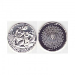 Medaille en argent Collection Leonard de Vinci ( 52 grammes - 041 )