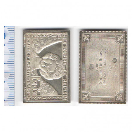 lingot d argent les plus grands timbres de France ( 008 )