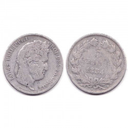 5 francs Louis Philippe 1834 H Argent ( 002 )