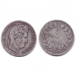5 francs Louis Philippe 1841 W Argent ( 003 )