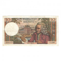 10 Francs Voltaire 06/07/1967 TTB ( 447 )