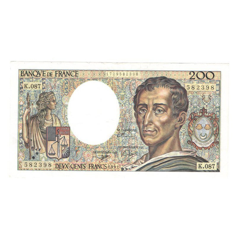 200 Francs Montesquieu 1991 Sup + K087 ( 519 )