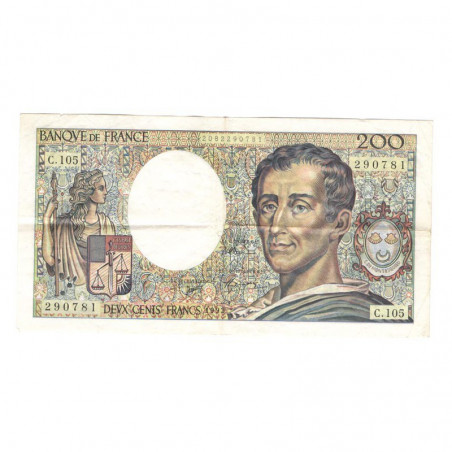 200 Francs Montesquieu 1992 SUP C105 ( 524 )