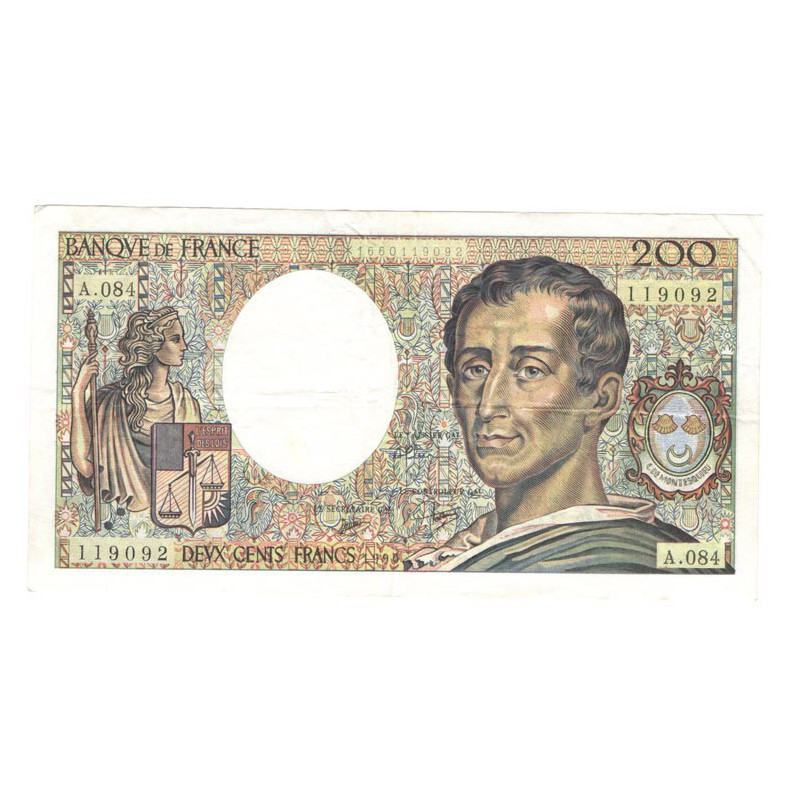 200 Francs Montesquieu 1990 SUP A084 ( 529 )