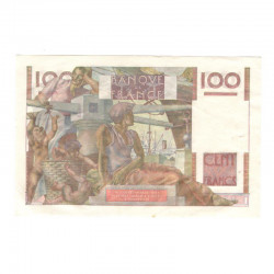 100 Francs Jeune Paysan 01/10/1953 SUP ( 622 )