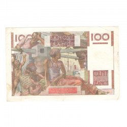 100 Francs Jeune Paysan 02/10/1952 SUP ( 625 )