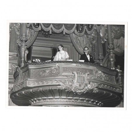 Photo originale Monaco Princesse Grace Kelly et Prince Rainier - 1957 ( 077 )