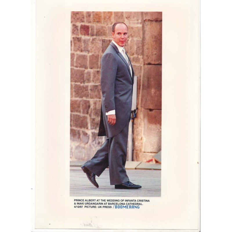 Photo originale Monaco Prince Albert - Barcelone 1997 ( 101 )
