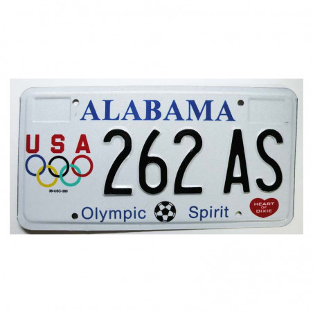 Plaque d Immatriculation USA - Alabama ( 1211 )