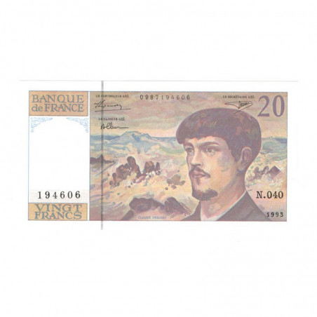 20 Francs Debussy 1993 Neuf ( 674 )