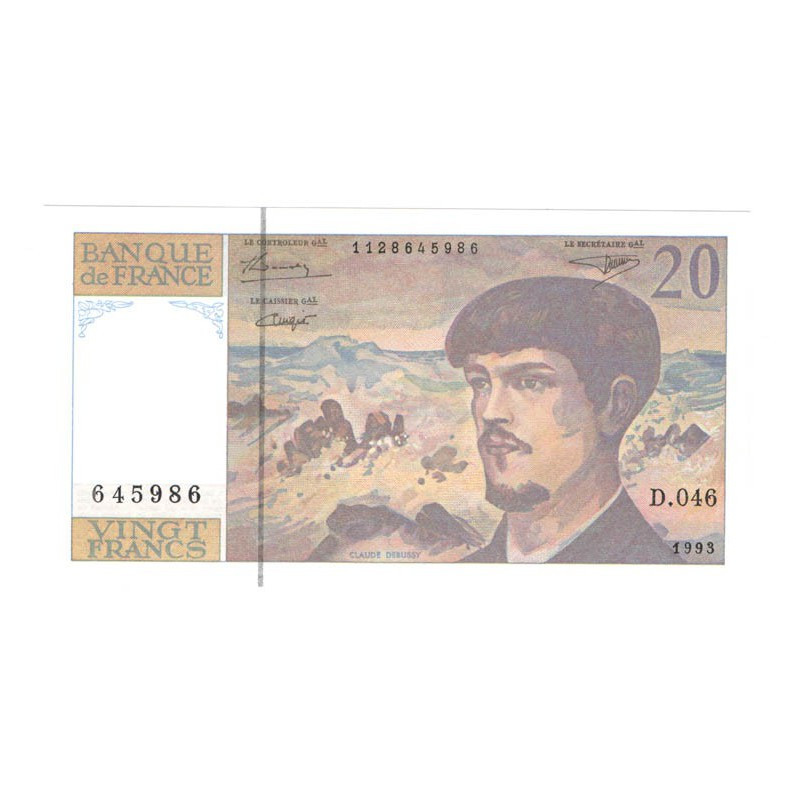 20 Francs Debussy 1993 Neuf ( 675 )