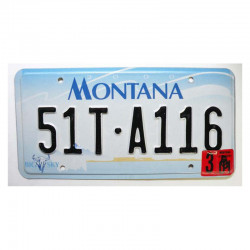 Plaque d Immatriculation USA - Montana ( 1236 )