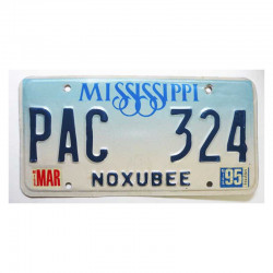 Plaque d Immatriculation USA - Mississippi ( 1231 )