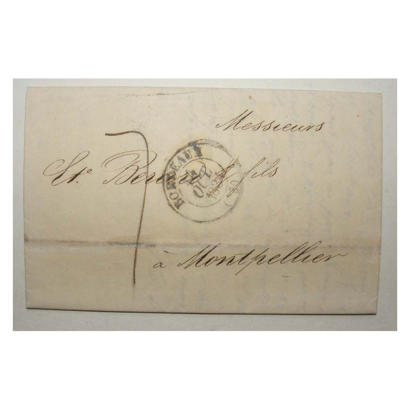 Albi 169 Marque Postale 1839 Bordeaux 