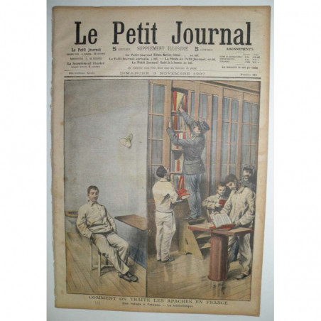 Le Petit Journal 1907 N° 885 on traite les apaches