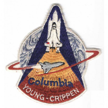 Patch vintage Original Nasa Space Shuttle Columbia STS - 001 ( 084 )