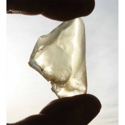 verre libyque LDG ( meteorite -Tectite - 16.00 grs - 038 )