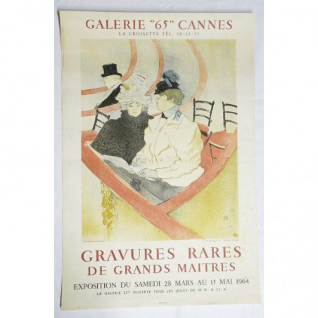 Affiche Galerie 65 / Cannes / Grands Maitres ( 63 )