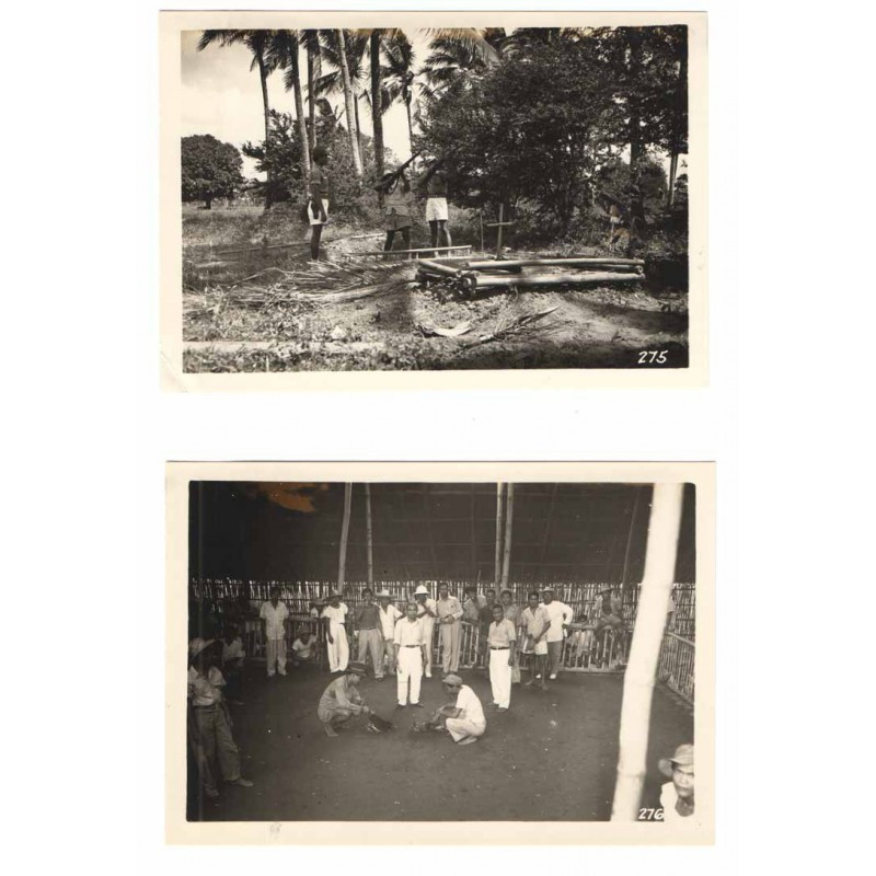 2 Photos originales 40 ° Division Americaine aux Philippines WWII ( 205 )
