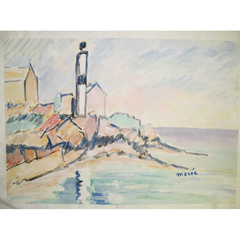Aquarelle originale de Morée Crivez ( 27 ) Aquarelle originale de Morée Crivez ( 27 )