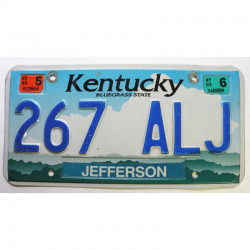 Plaque d Immatriculation USA - Kentucky ( 1208 )