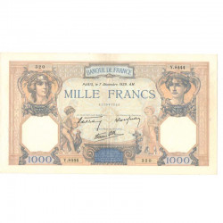 1000 Francs Ceres et Mercure 07/12/1939 SUP + ( 214  )