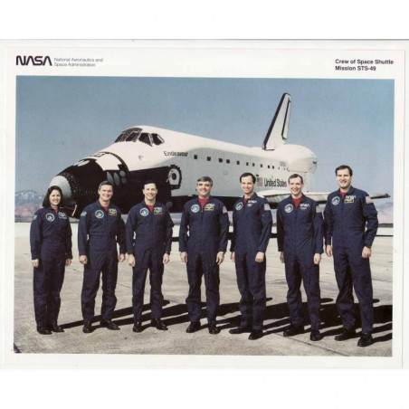 Photo Vintage Original de la Nasa Space Shuttle STS-49 ( 034 )