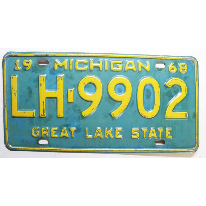 Plaque d Immatriculation USA - Michigan ( 724 )