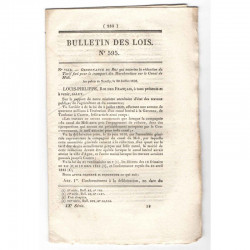 Bulletin des lois - Canal du Midi - 1838 - Louis Philippe ( 016 )