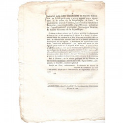 Decret de la convention nationale - certificats de residence - 1793  - Louis XVI ( 067 )