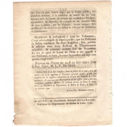 Loi Royale - Enfants trouvés - 1791 - Louis XVI ( 007 )