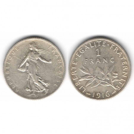 1 franc semeuse 1916 argent ( 006 )