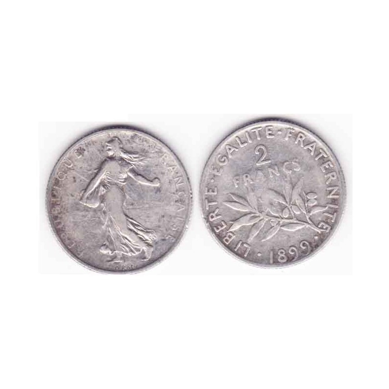 2 francs semeuse 1899 argent ( 004 )