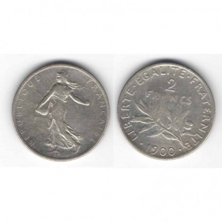 2 francs semeuse 1900 argent ( 003 )