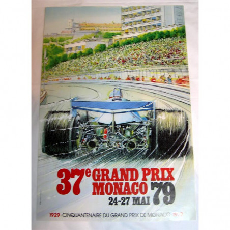 Affiche officilel Grand Prix F1 Monaco 1979