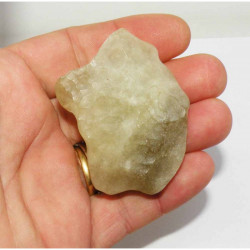 verre libyque LDG ( meteorite -Tectite - 62.7 grs - 034  )