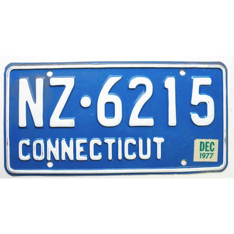 Plaque d Immatriculation USA - Connecticut 1977 ( 240 )