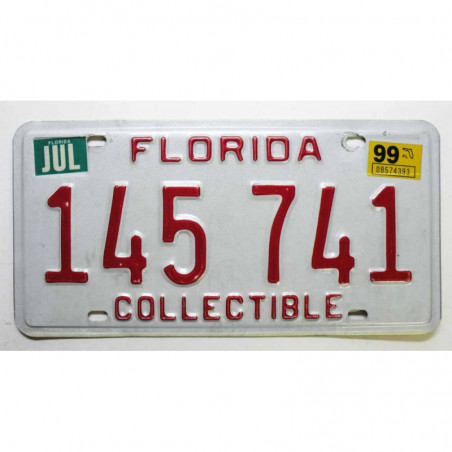 Plaque d Immatriculation USA - Floride 1999 ( 243 )