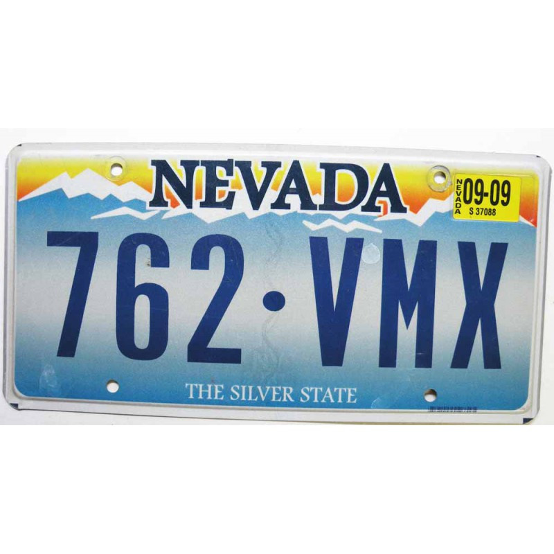 Plaque d Immatriculation USA - Nevada 2009 ( 524 )