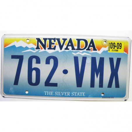 Plaque d Immatriculation USA - Nevada 2009 ( 524 )
