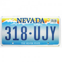 Plaque d Immatriculation USA - Nevada 2008 ( 522 )