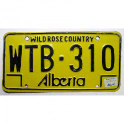 Plaque d Immatriculation Alberta 1981 ( 580 )