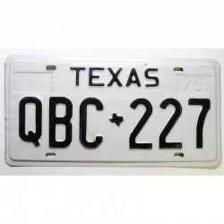 Plaque d Immatriculation USA - Texas 1975 ( 344 )