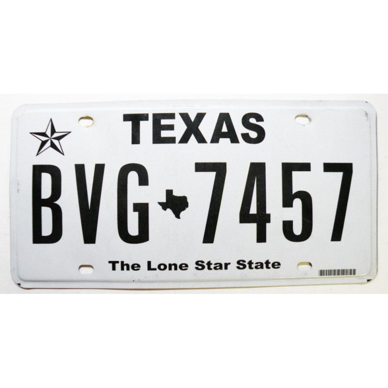 Plaque d Immatriculation USA - Texas 2012 ( 681 )