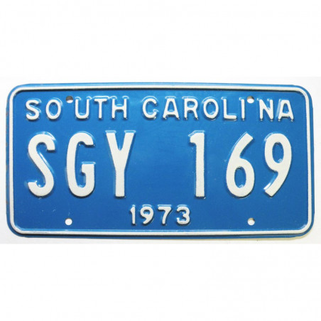 Plaque d Immatriculation USA - South Carolina 1973 ( 1274 )
