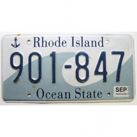 Plaque d Immatriculation USA - Rhode Island 2010 ( 360 )
