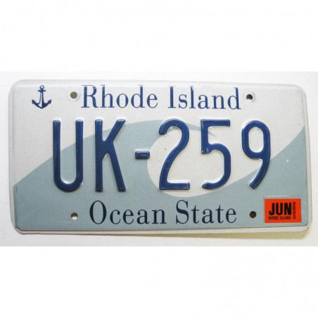 Plaque d Immatriculation USA - Rhode Island 2003 ( 254 )