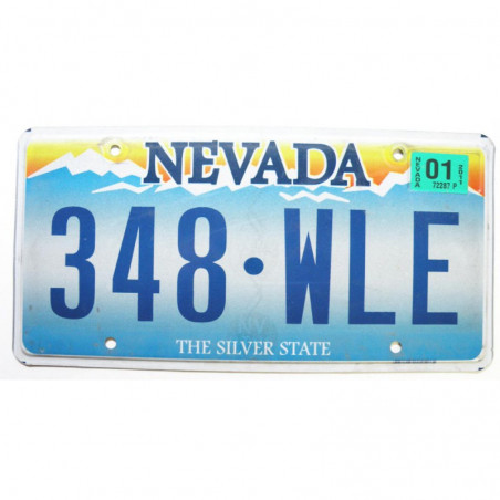 Plaque d Immatriculation USA - Nevada 2011 ( 1079 )